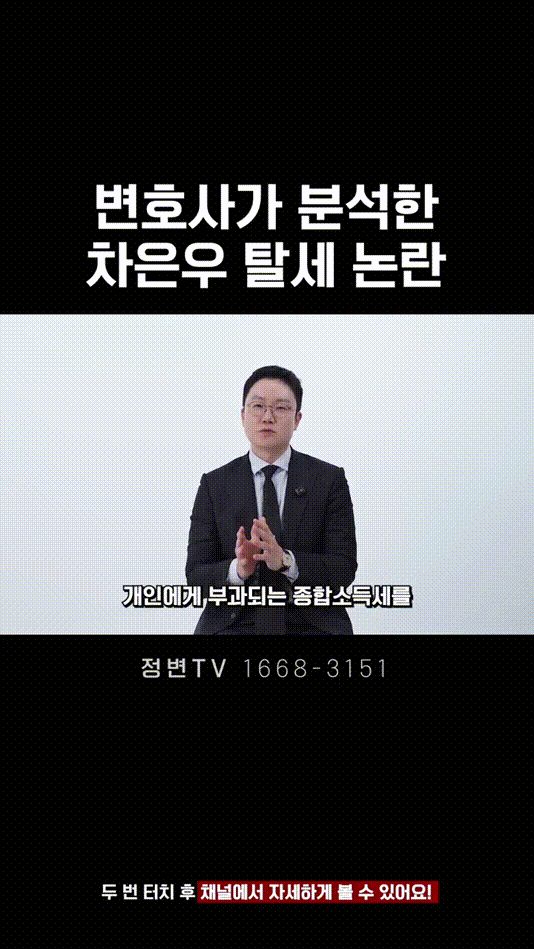 변호사가 분석한 차은우 탈세 논란 _ 법무법인DH 정변TV 정성원 변호사 (1).mp4_000011833.gif
